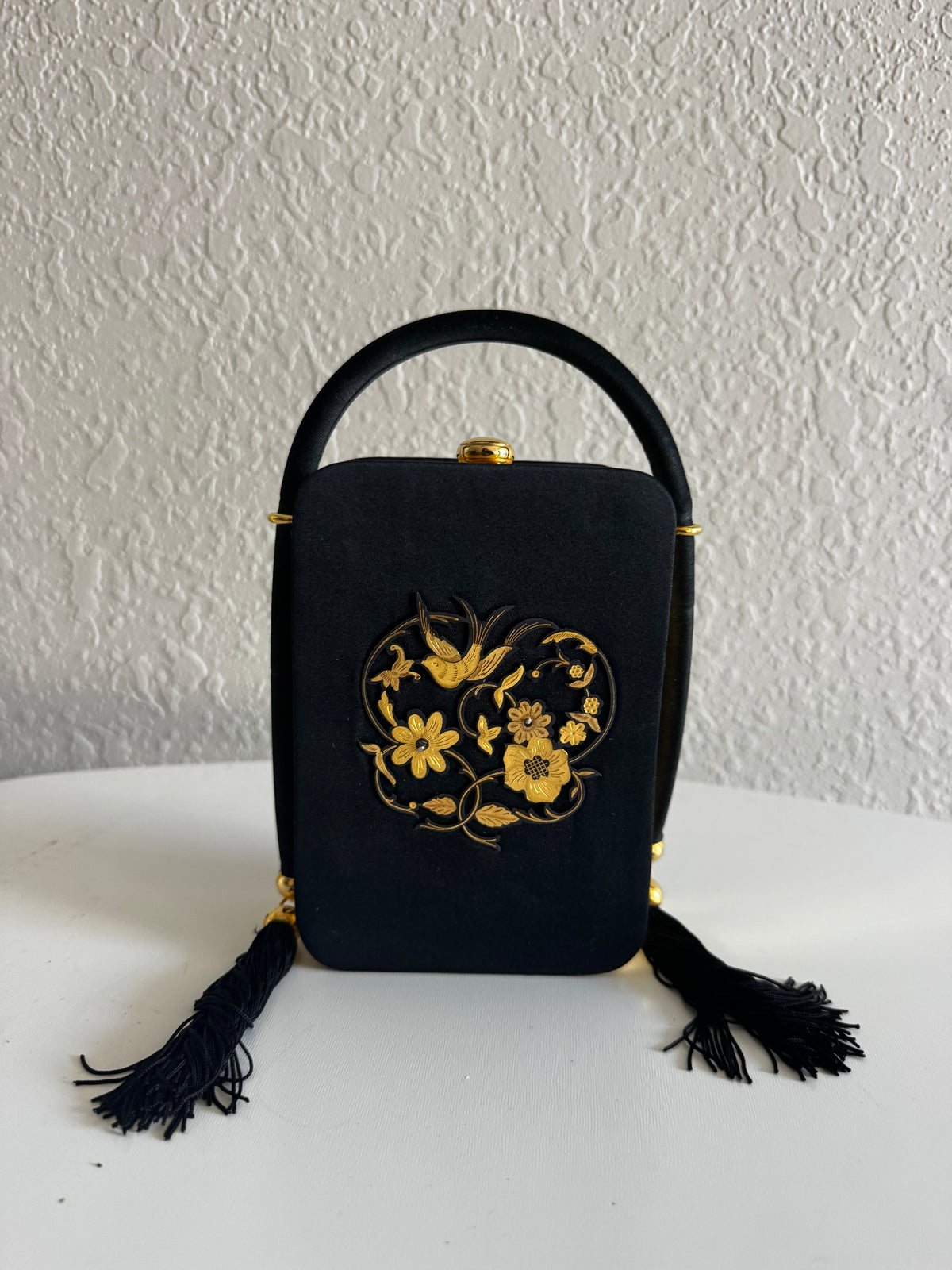 Vintage Carry-All Clutch with Fringe